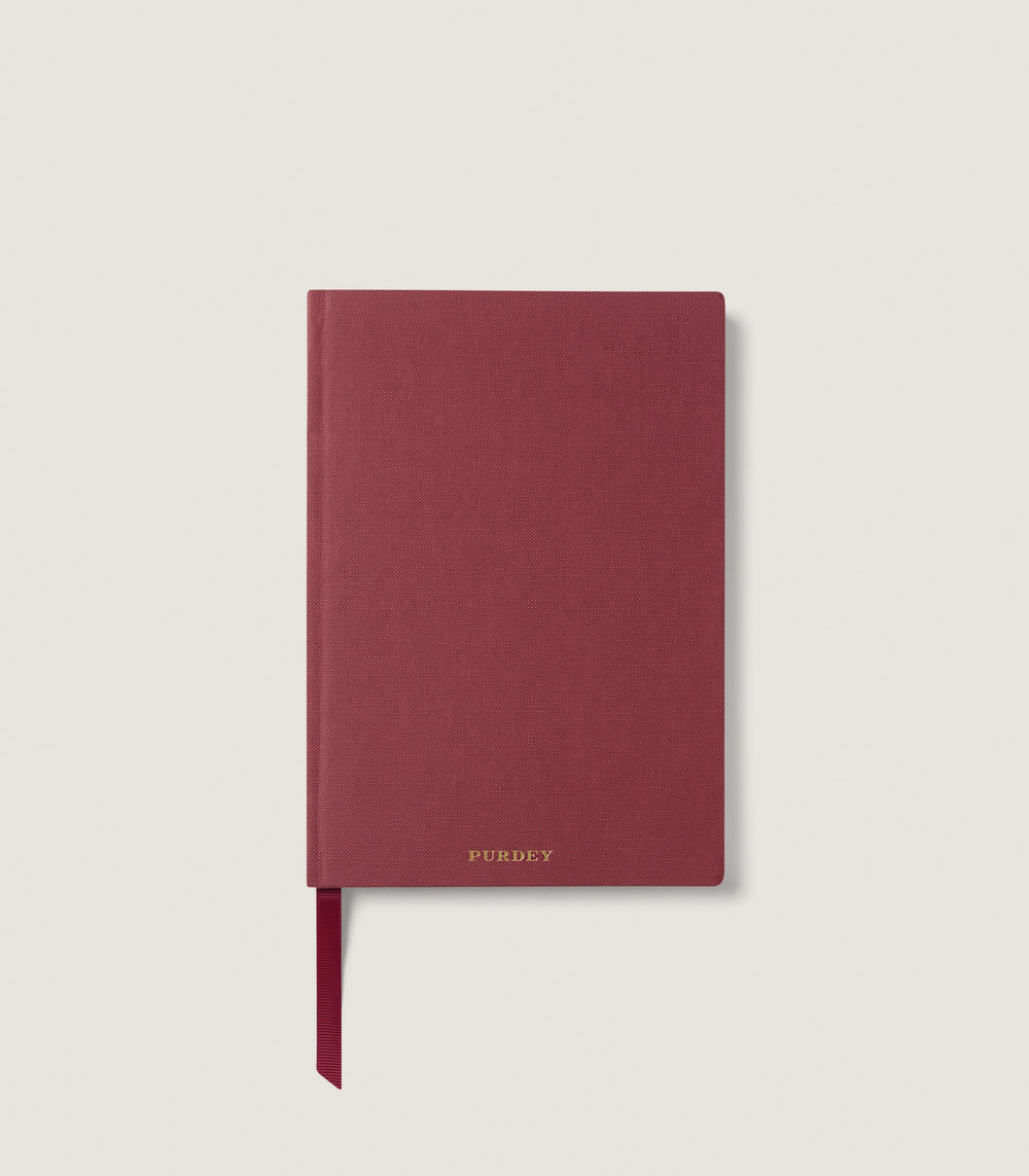 Purdey Notebook in Burgundy