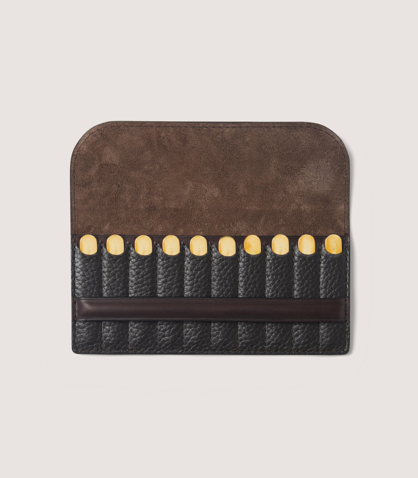 Featherburst Traditional Wallet Position Finder in Dark Brown