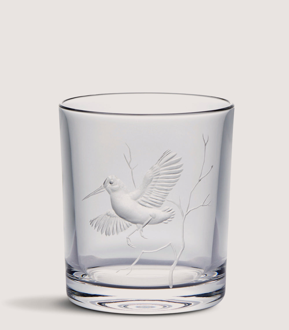 Crystal Tumbler - American Woodcock