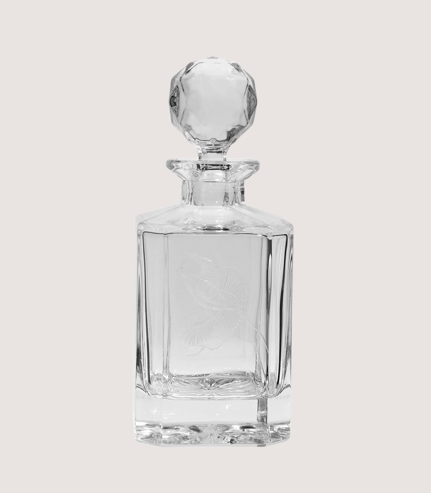 Crystal Decanter - Ruffed Grouse