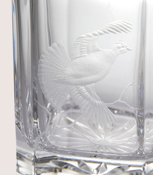 Crystal Decanter - Ruffed Grouse