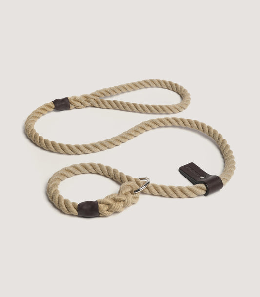 Heavyweight Rope Slip Lead In Natural