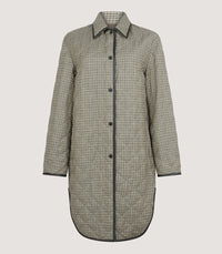 Women's Abbot Quilted Jacket in Khaki Green