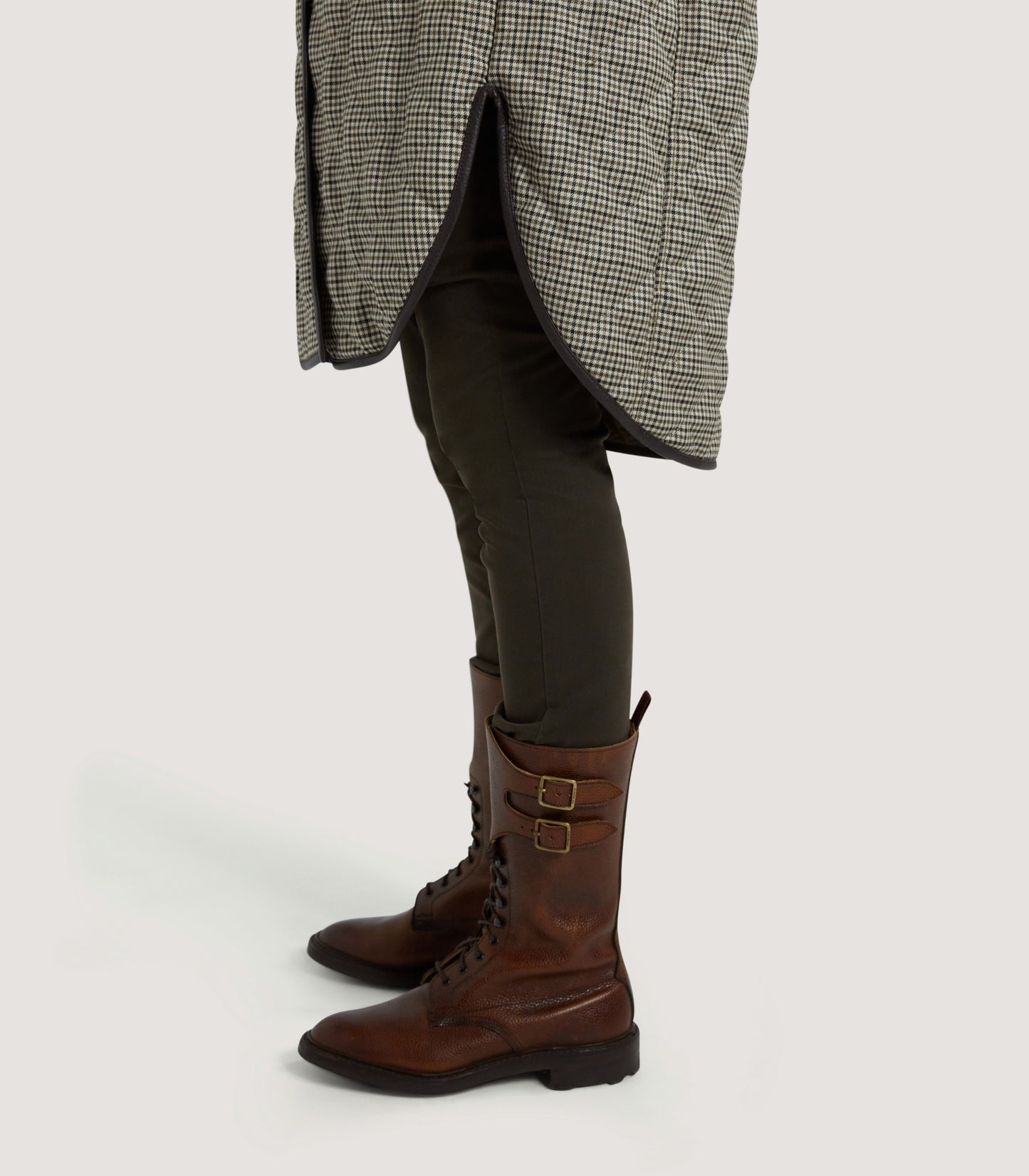 Women's Abbot Quilted Jacket in Khaki Green