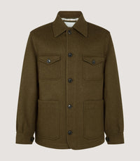 Men's Lyall Chore Jacket in Khaki Green