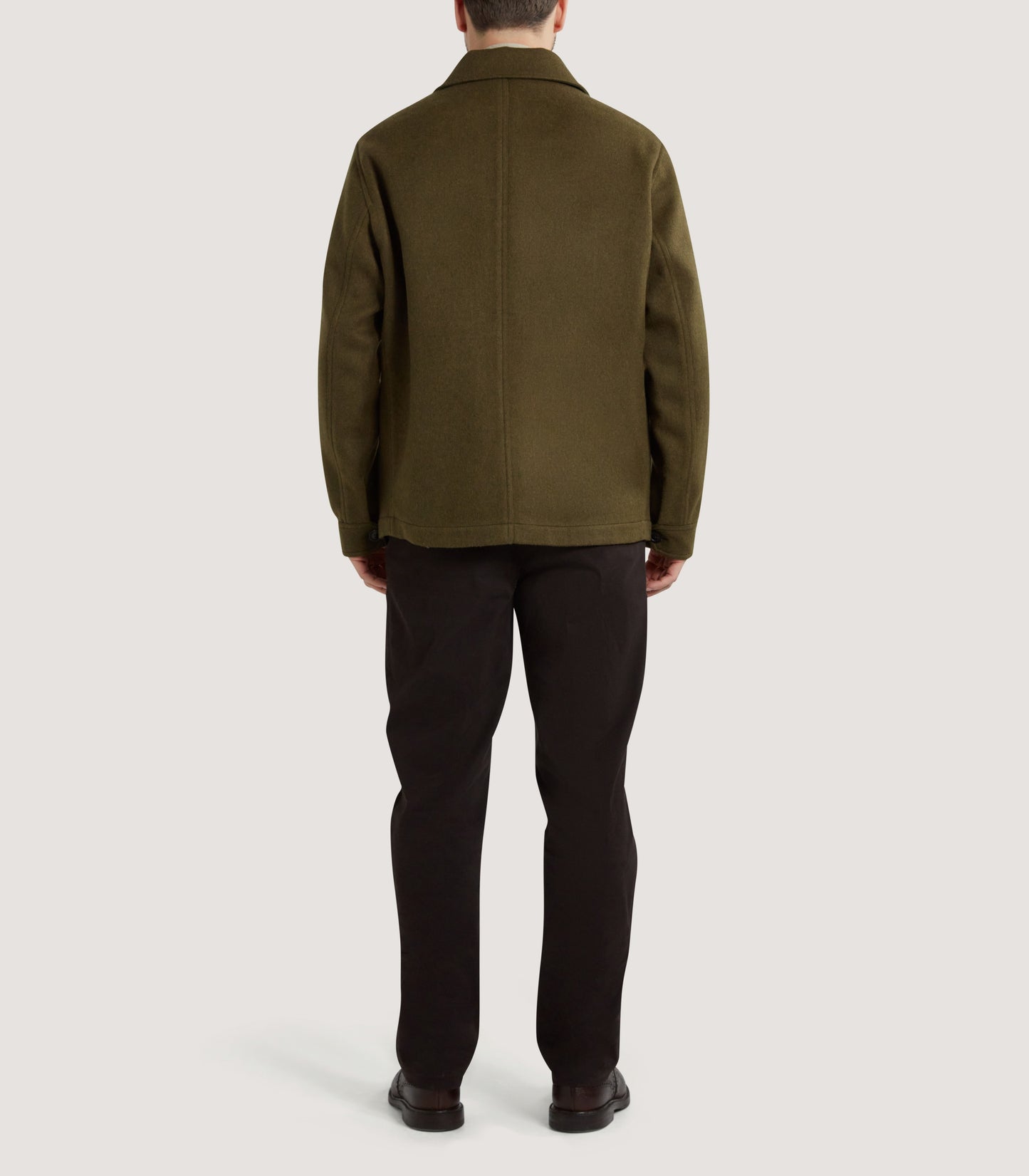 Men's Lyall Chore Jacket in Khaki Green