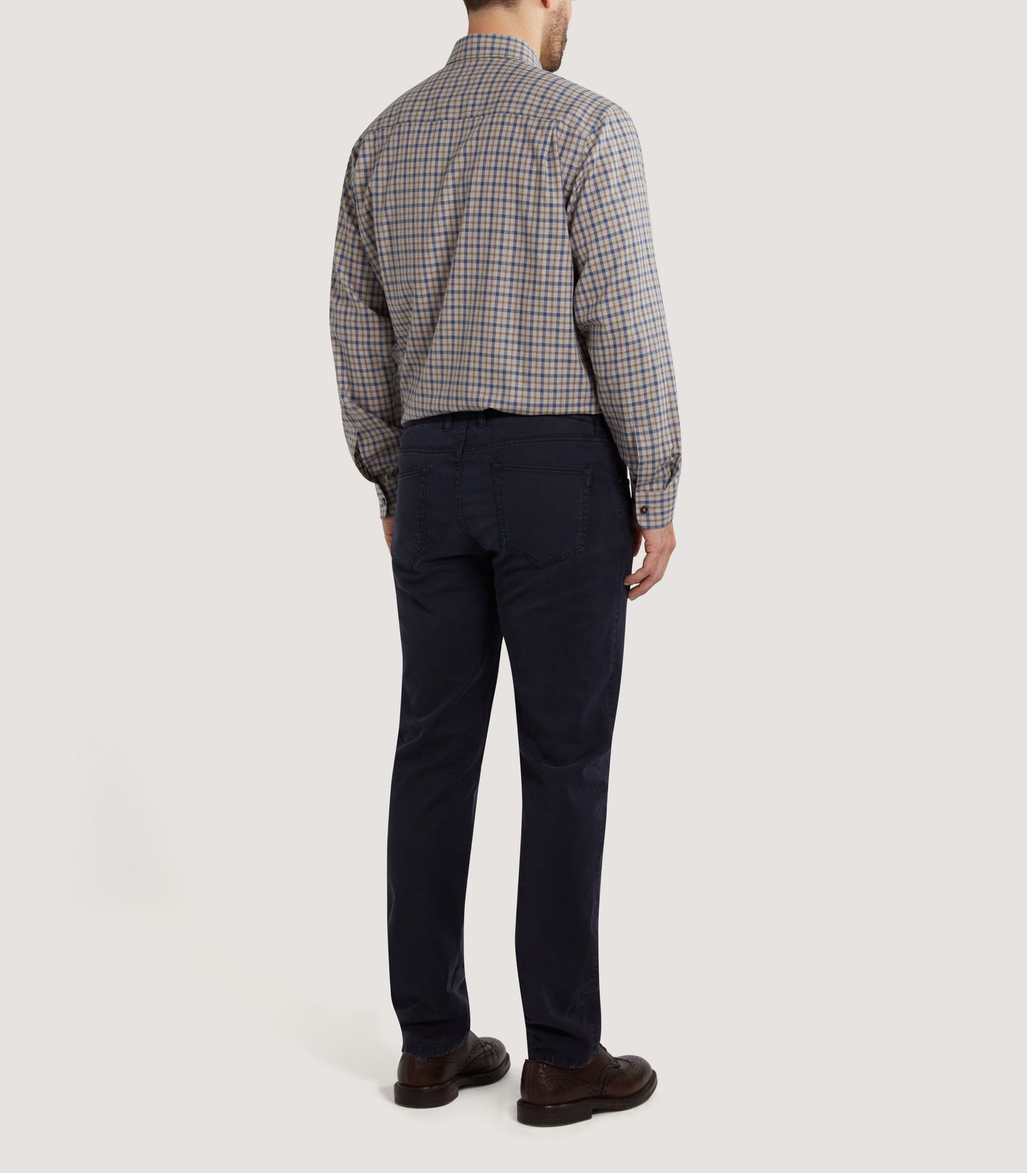 Men's Cotton Single Pocket Shirt in Dove