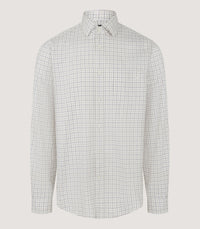 Men's Shooting Tattersall Shirt in Camel