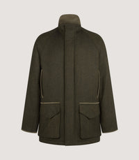 Men's Raglan Cashmere Tweed Field Coat in Dinmore