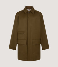Men's Stratton Car Coat in Khaki