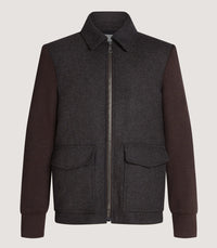 Men's Wigmore Blouson in Peppercorn