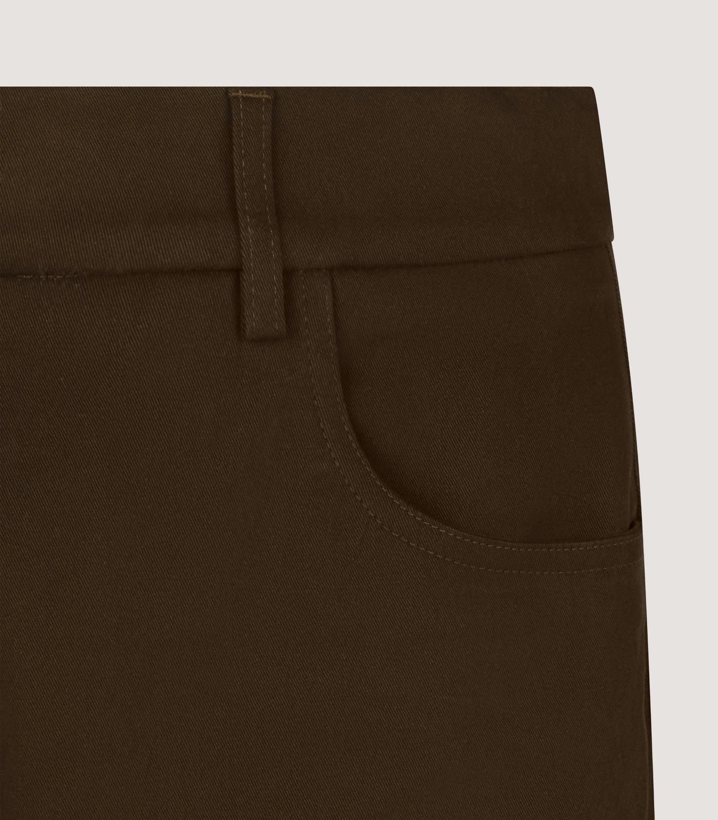 Women's Straight Leg Seymour Trousers in Dark Olive