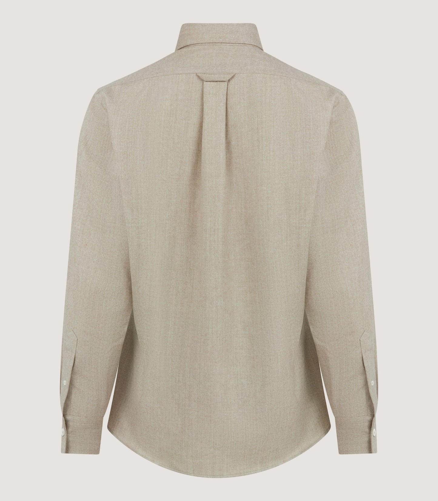 Women's Wool Cashmere Button Down Shirt in Stone