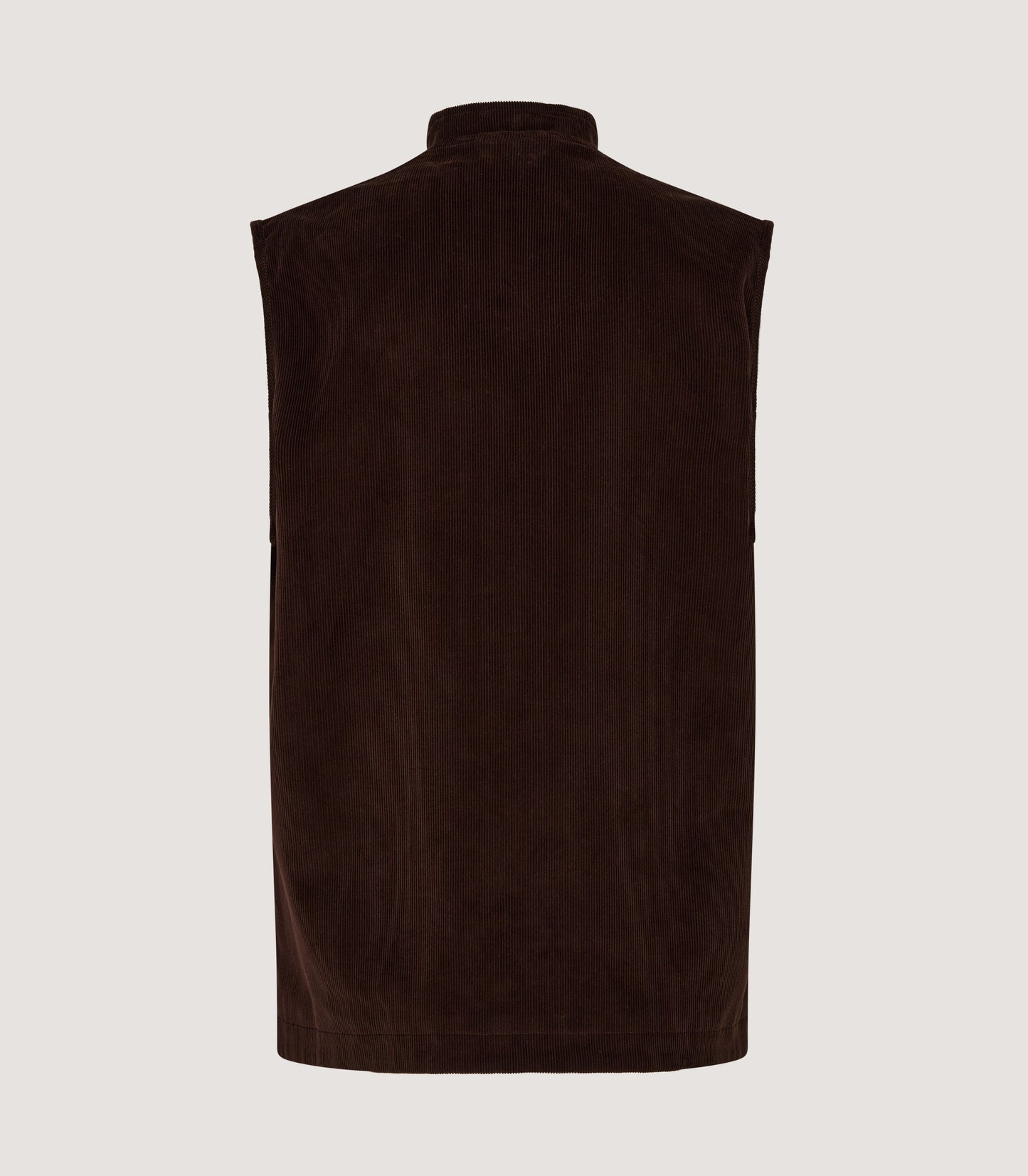 Men's Orsett Corduroy Gilet in Walnut