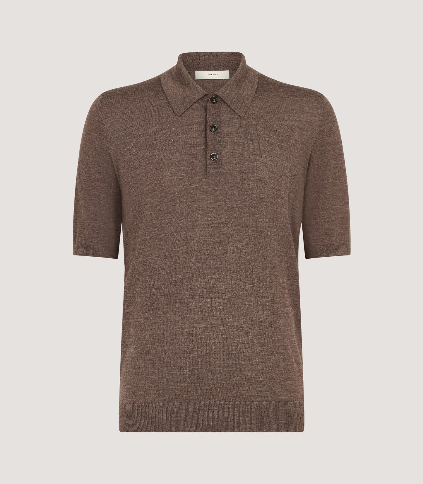 Men's Tantallon Short Sleeve Polo Shirt in Hazelnut