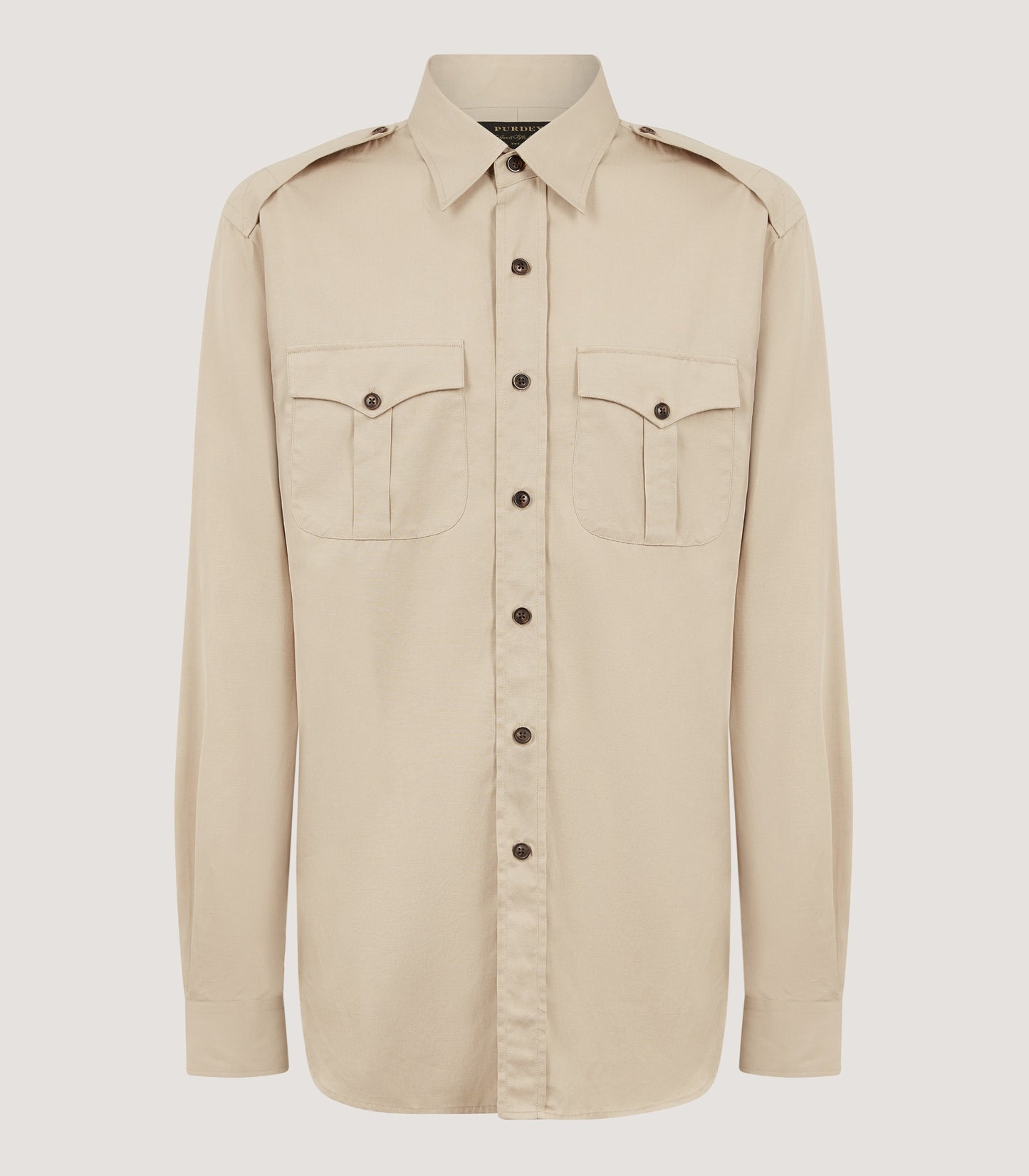 Men's Tencel Khartoum Shirt in Stone
