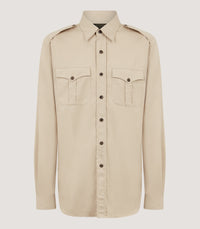 Men's Tencel Khartoum Shirt in Stone
