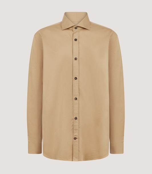 Men's Cut Away Collar Shirt in Desert