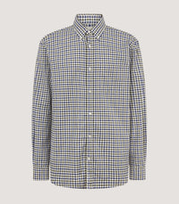 Men's Button Down Collar Shirt in Forest Green