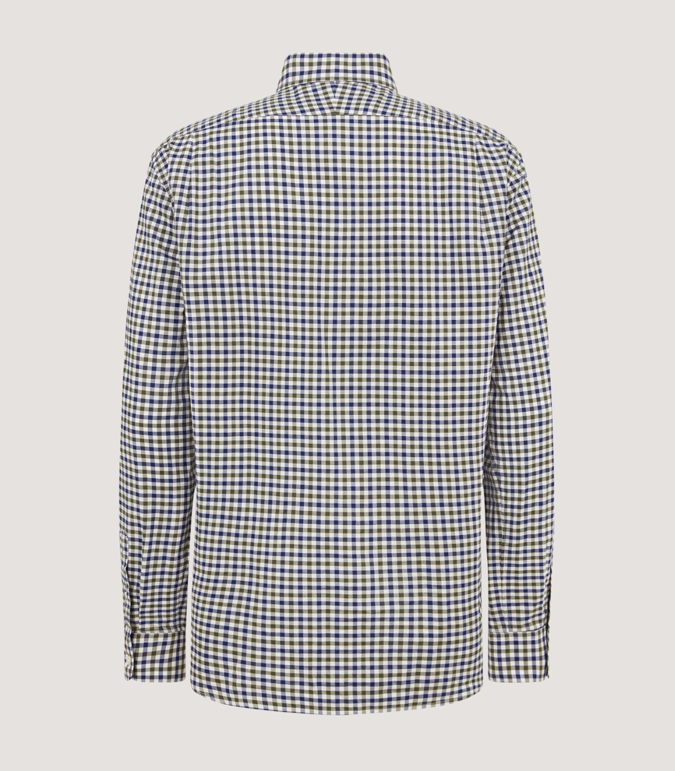 Men's Button Down Collar Shirt in Forest Green