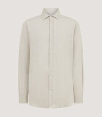 Men's Linen Mix Shirt in Sage