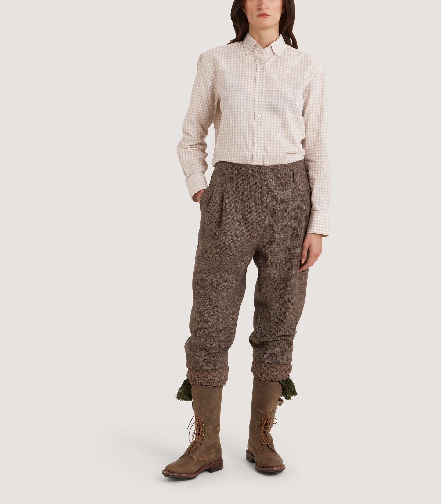 Women's Lightweight Tweed Breeks in Heather