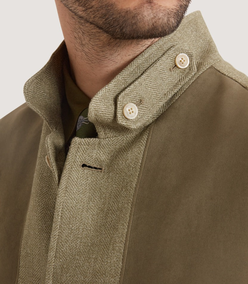 Men's Kalahari High Collar Vest in Sage