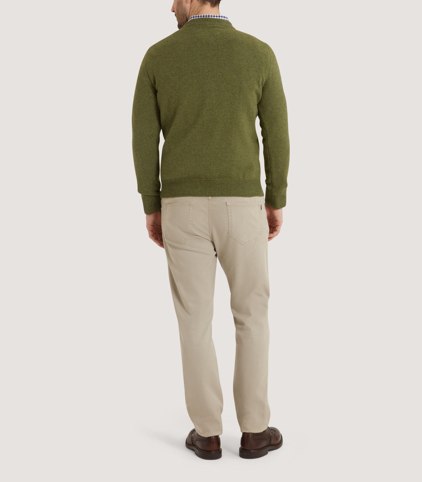 Men's Latimer Jumper in Moss
