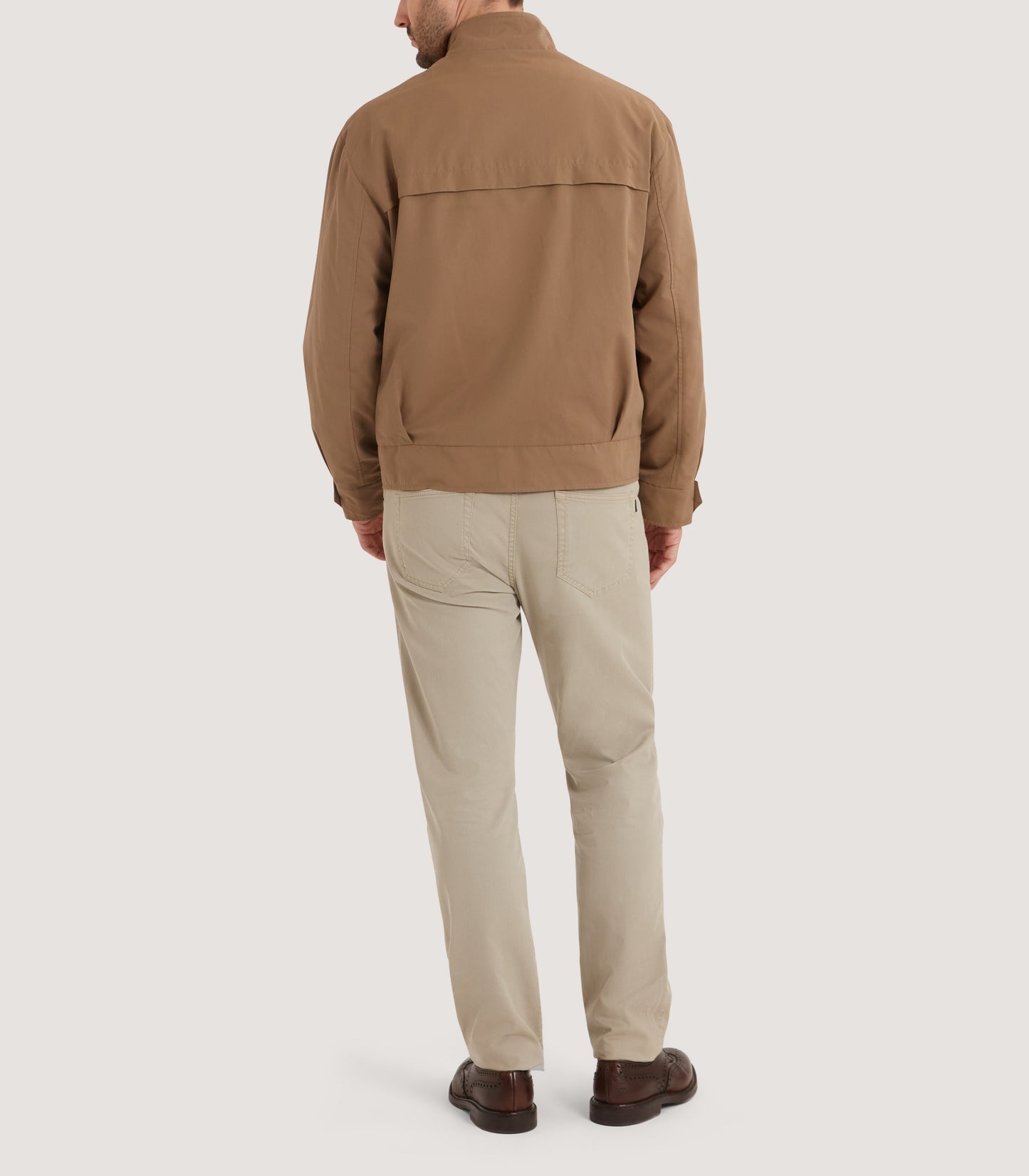 Men's Dunfee Driving Coat in Chestnut