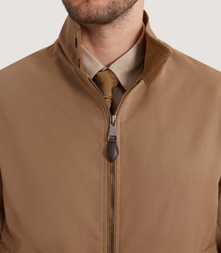 Men's Dunfee Driving Coat in Chestnut