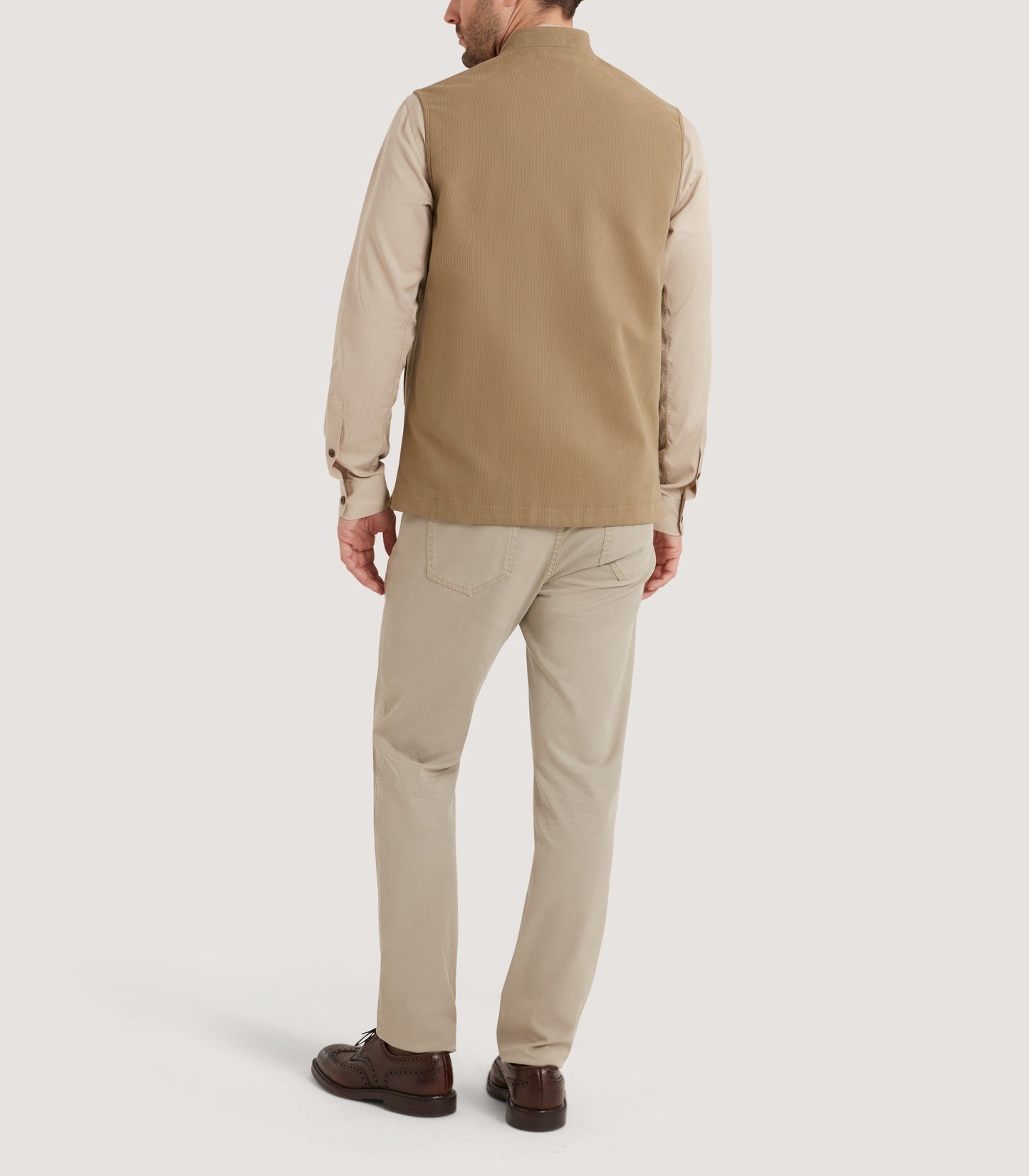 Men's Summer Orsett Gilet in Taupe