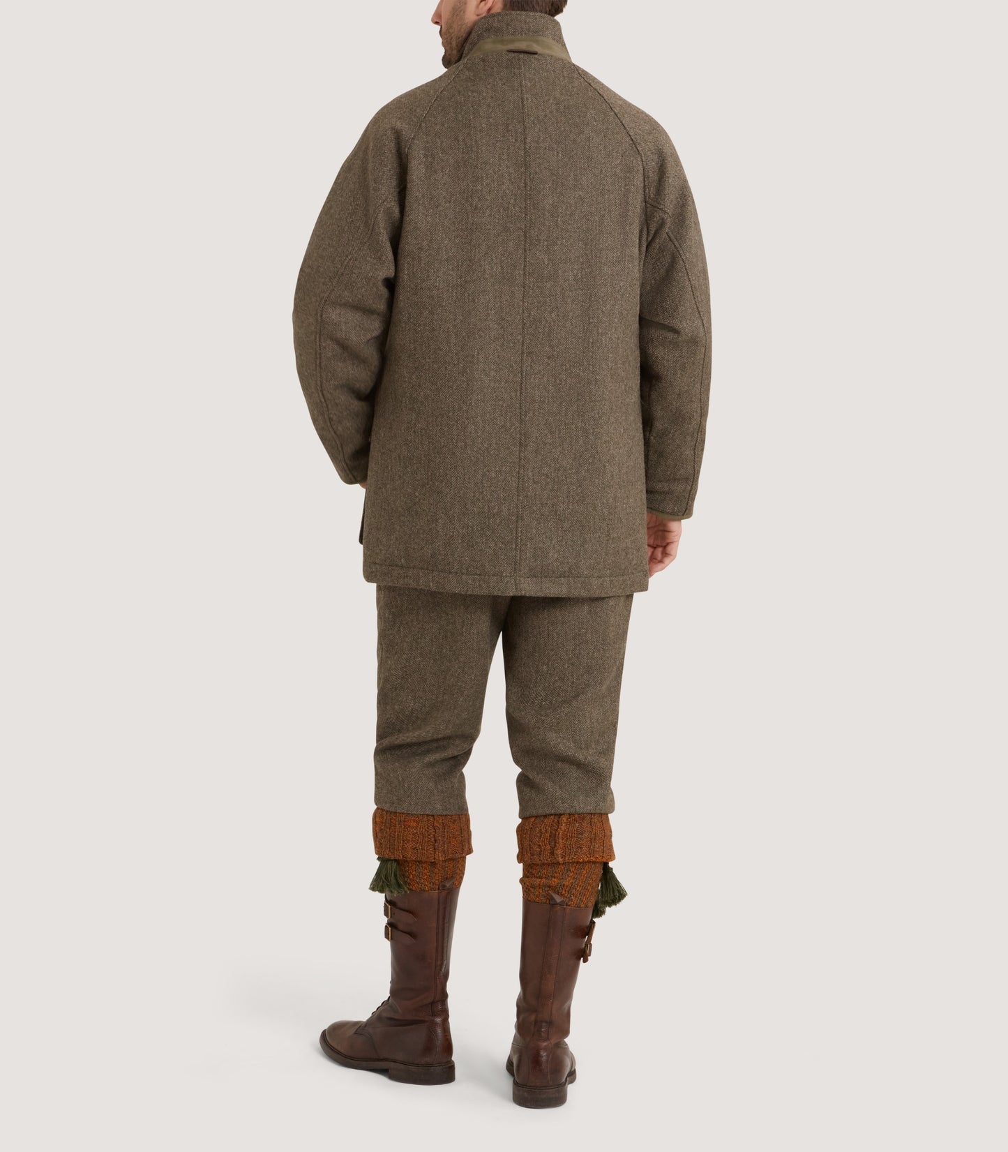 Men's Lightweight Tweed Field Coat in Acorn
