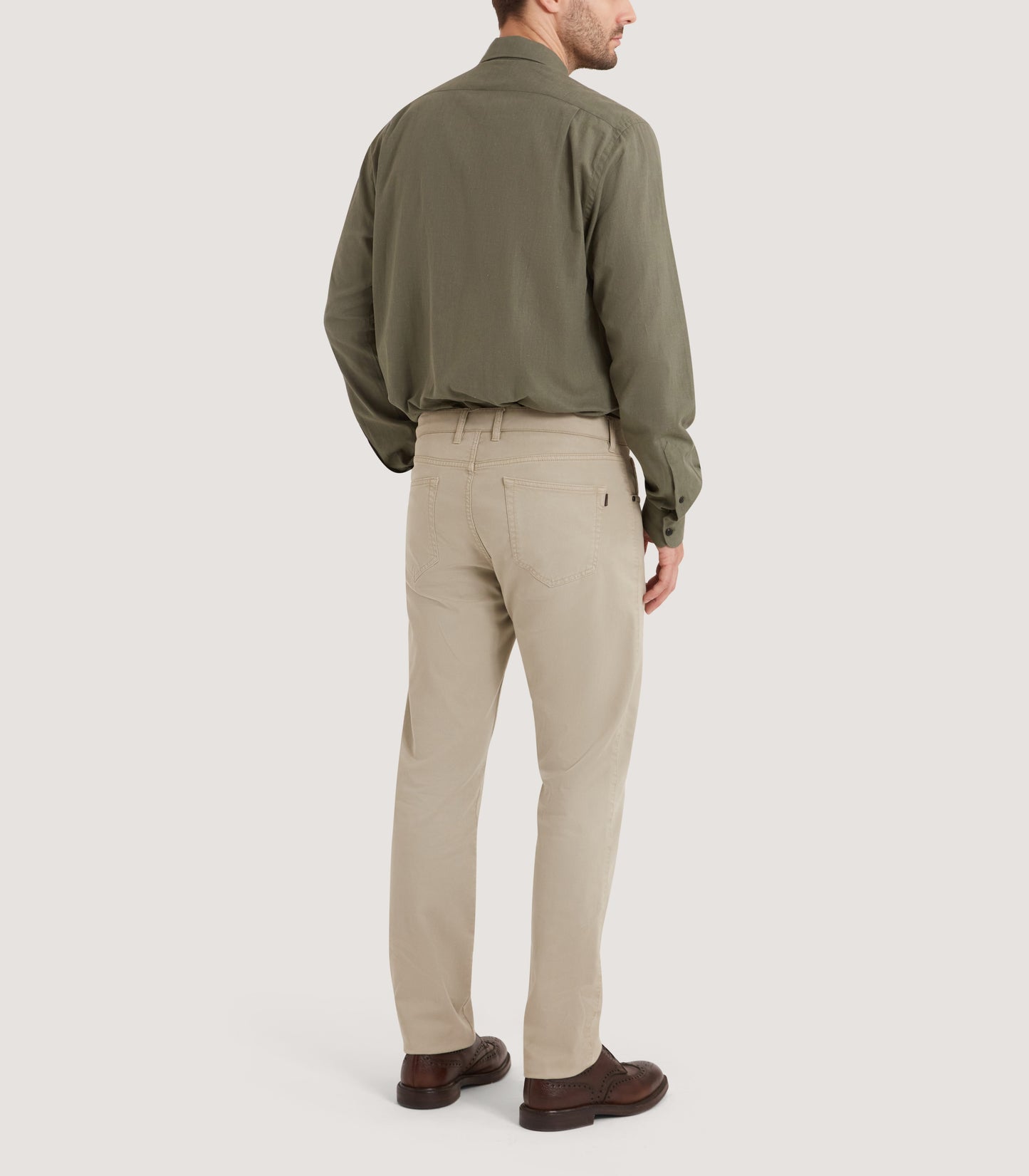 Men's Button Down Collar Shirt in Fern