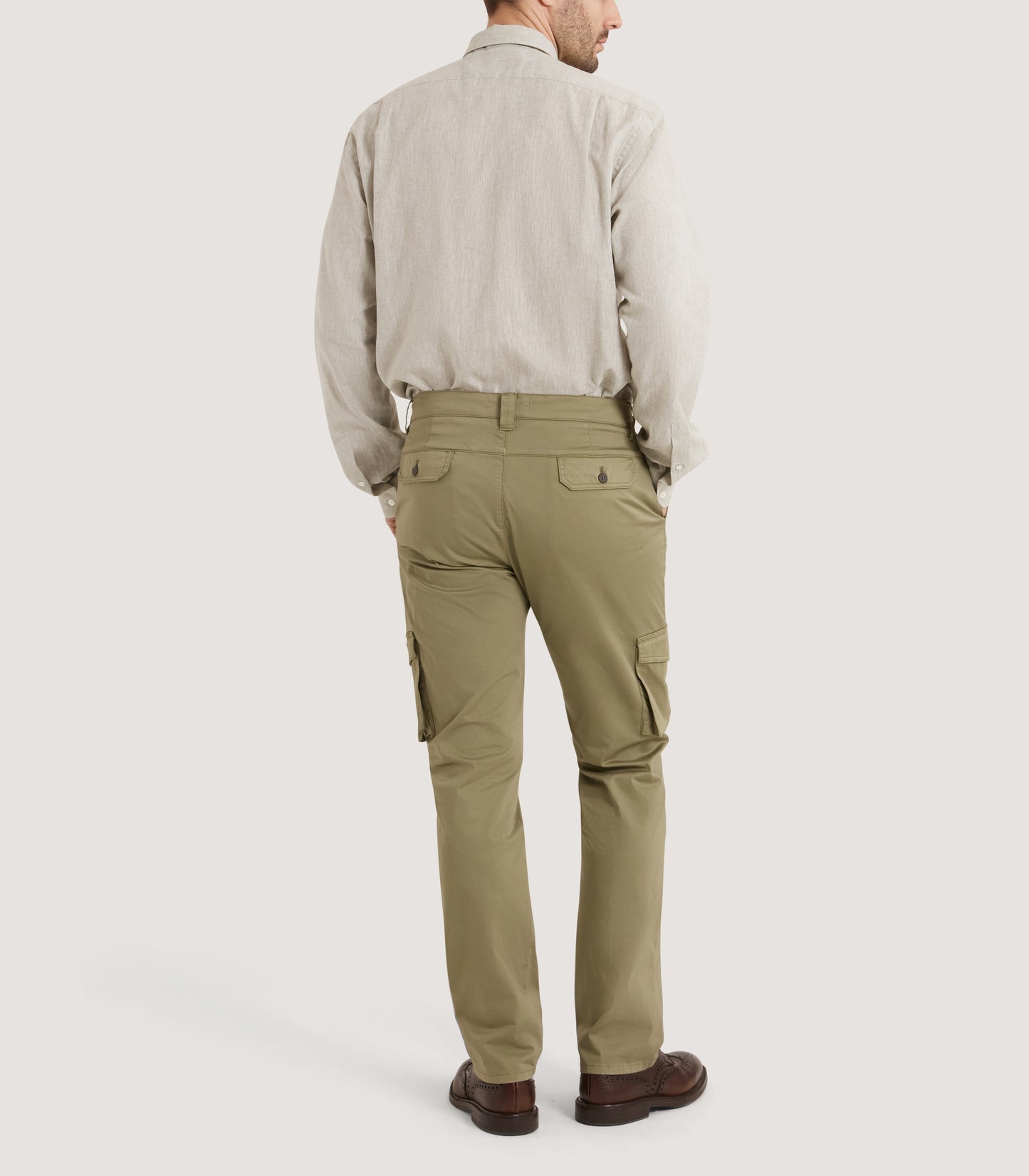 Men's Linen Mix Shirt in Sage