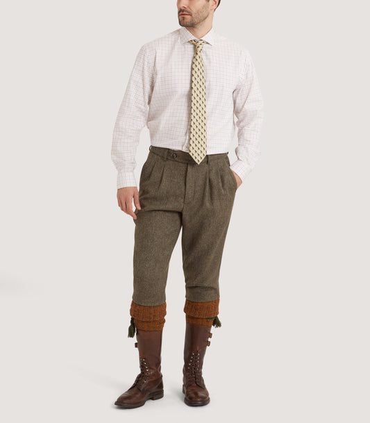 Men's Lightweight Tweed Breeks in Acorn