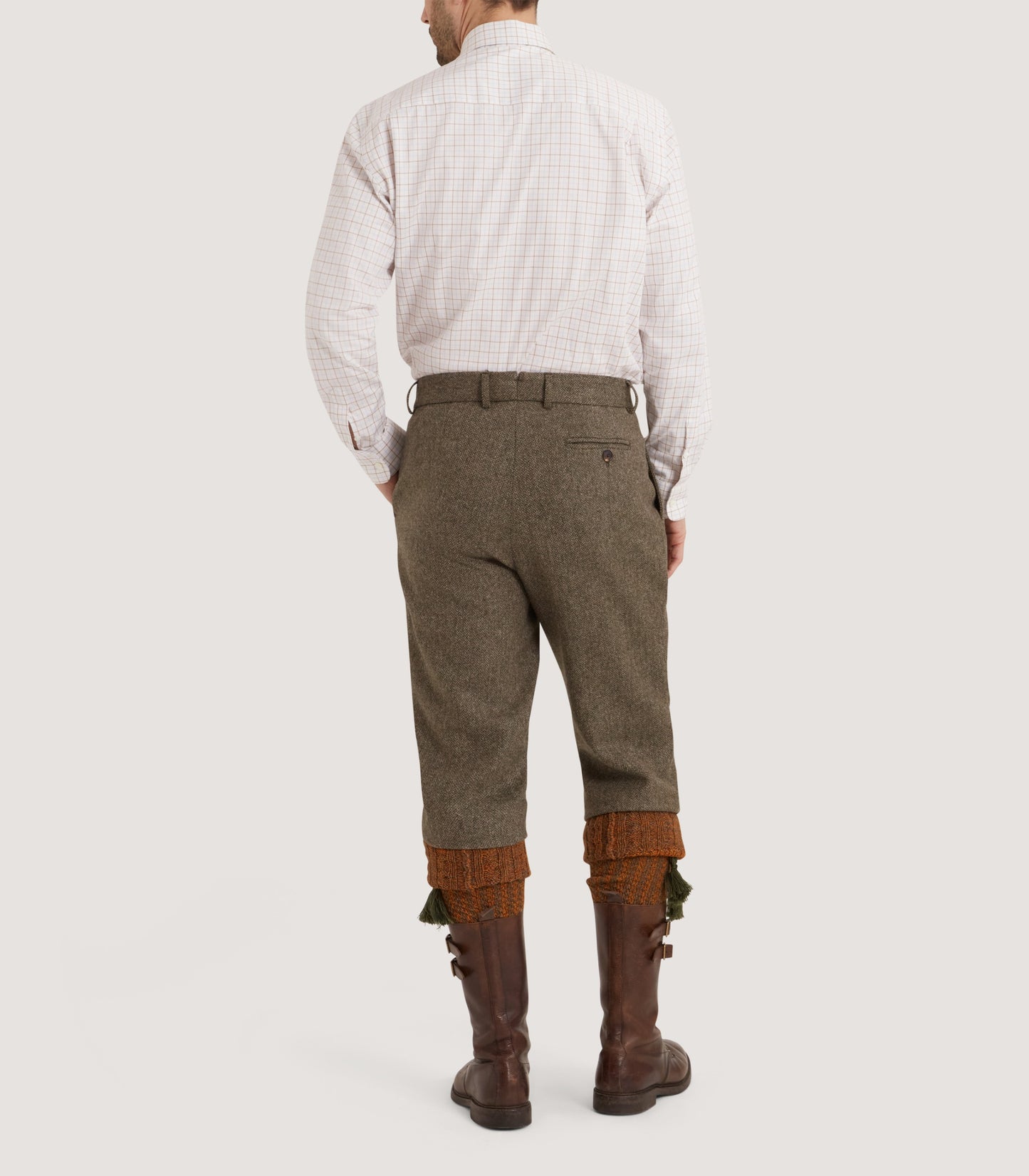 Men's Lightweight Tweed Breeks in Acorn