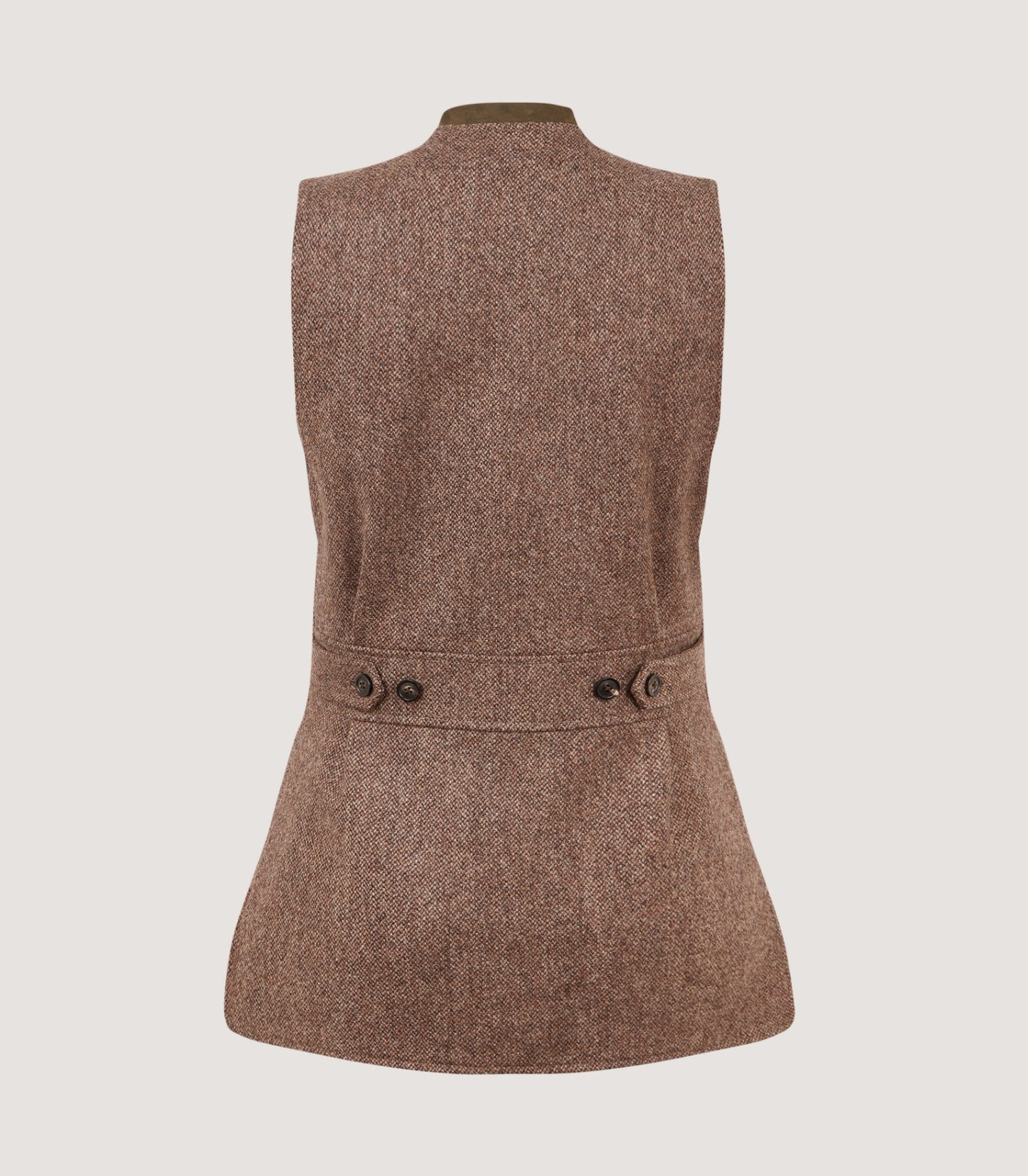 Women's Lightweight Tweed Shooting Vest in Heather