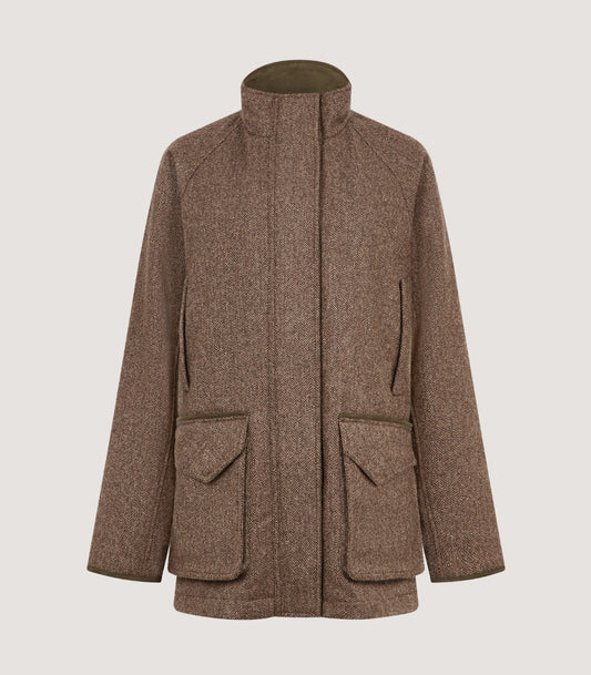 Women's Lightweight Tweed Field Coat in Heather