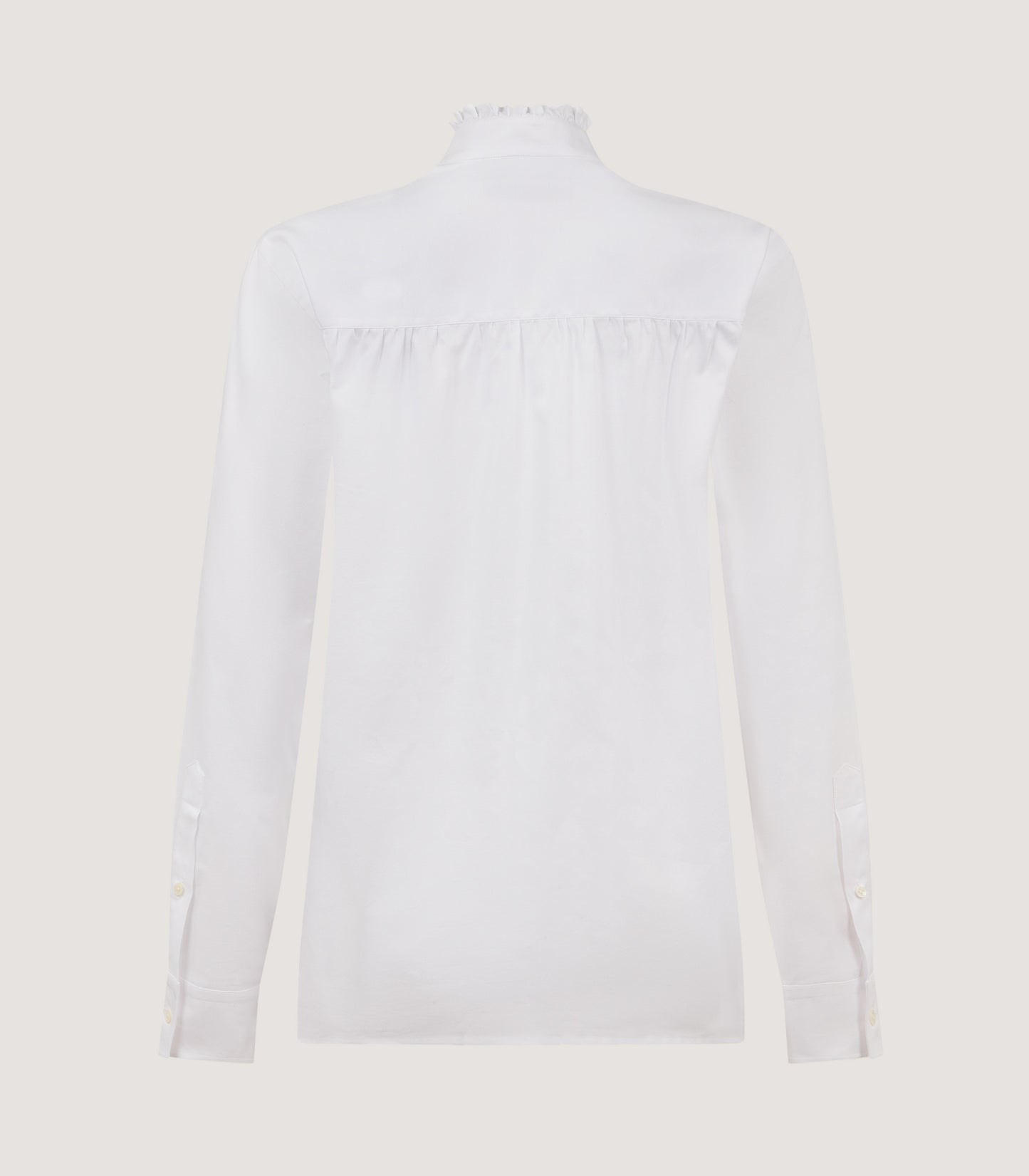 Women's Pie Crust Shirt in White