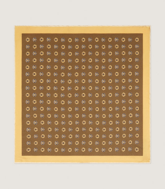 20 Bore Pocket Square in Loden
