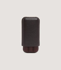 Three Cigar Leather Holder