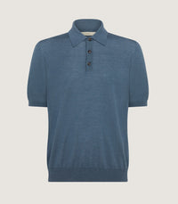 Men's Tantallon Short Sleeve Polo Shirt in Flax