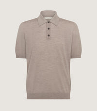 Men's Tantallon Short Sleeve Polo Shirt In Taupe