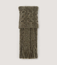 Medallion Cashmere Socks in Loden