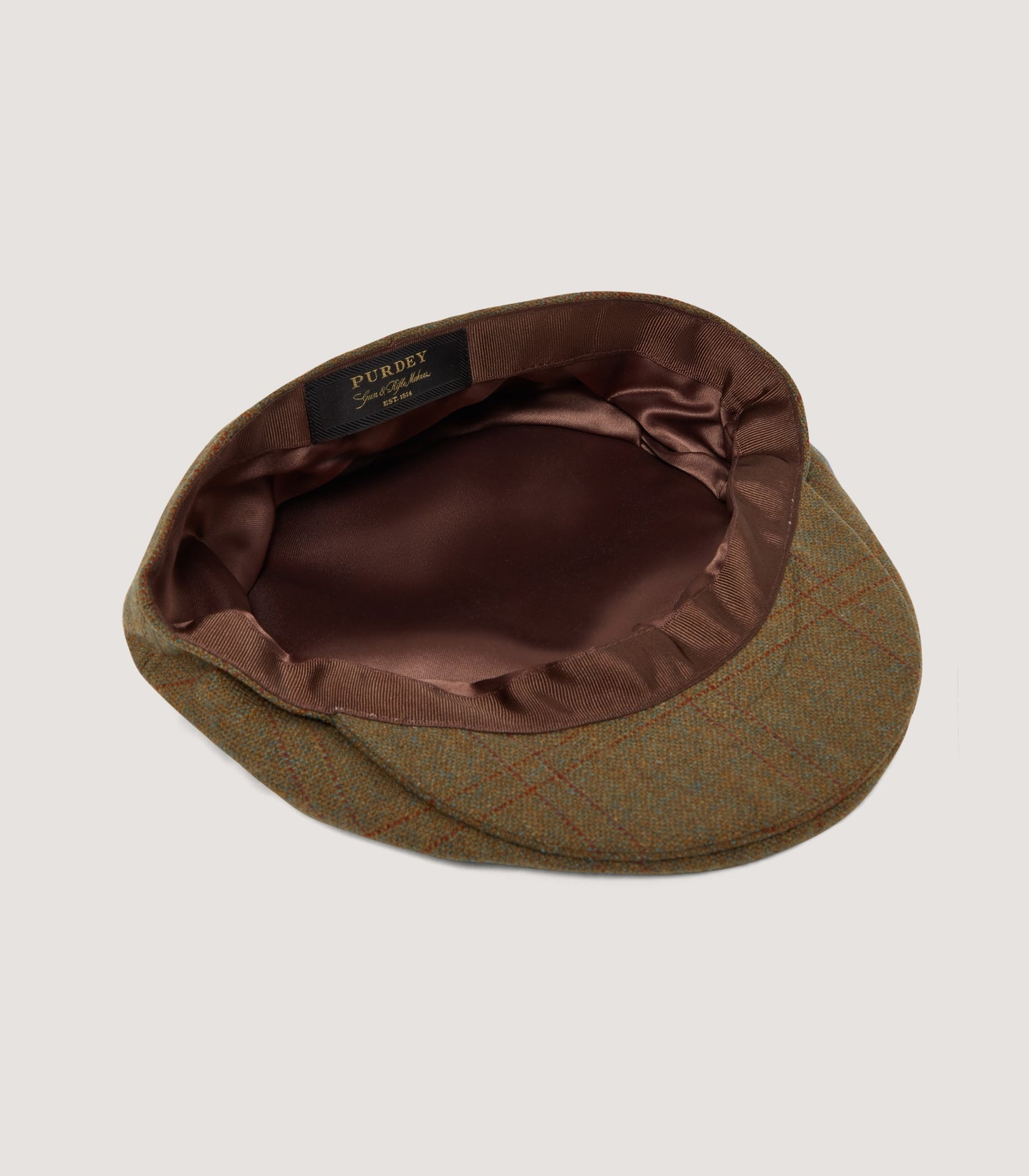 Litton Short Peak Tweed Cap In Bembridge