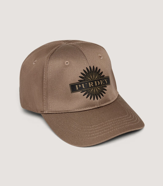 Technical Cotton Starburst Baseball Cap In Drab