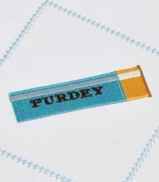 Purdey Cartridge Napkin In Cornflower Blue