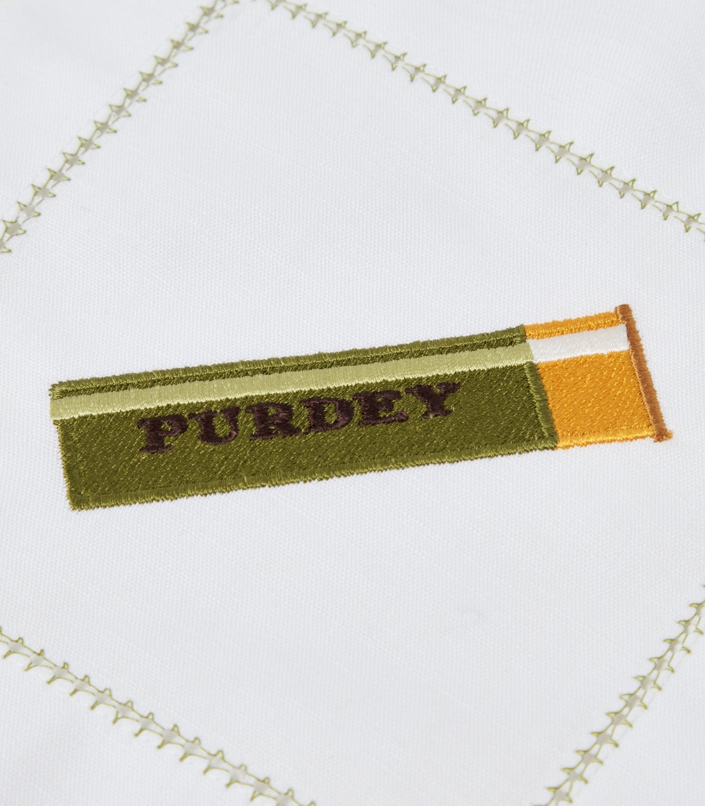 Purdey Cartridge Napkin In Moss