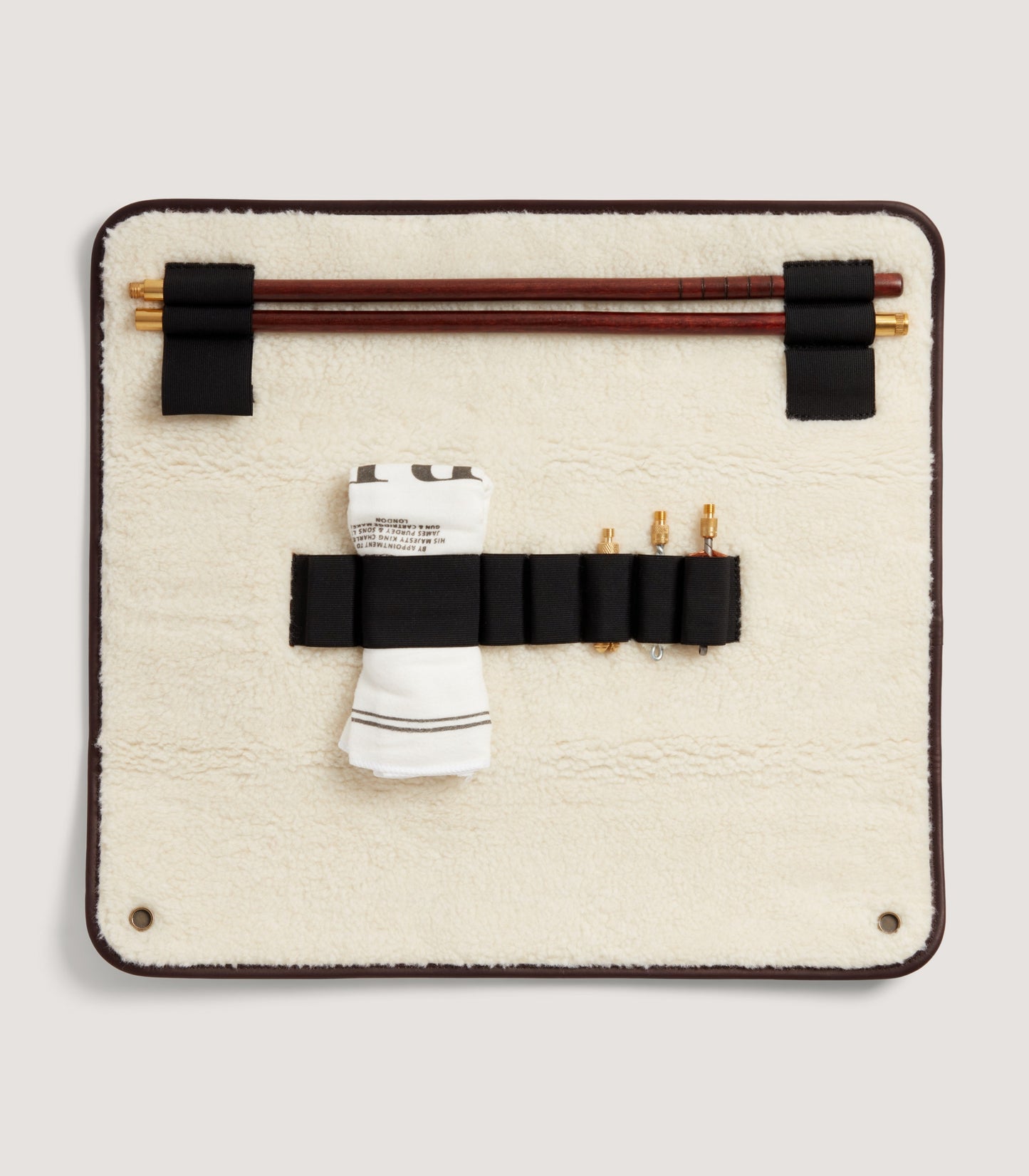 Gun Cleaning Case with Shearling Lining