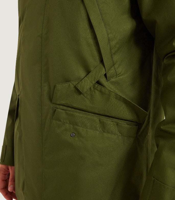 Men's Northumberland 2-In-1 Lightweight Coat In Pine Green